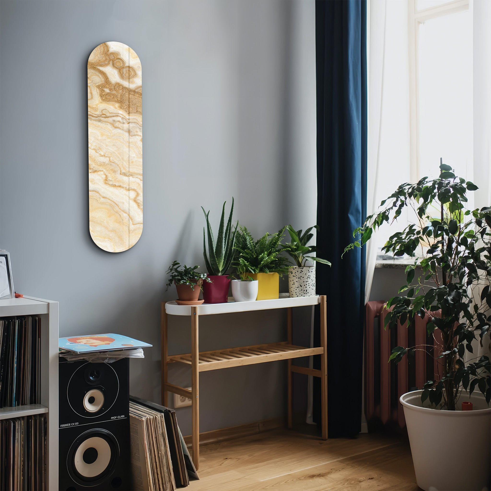 Ivory Onyx 3 | Glass Wall Art