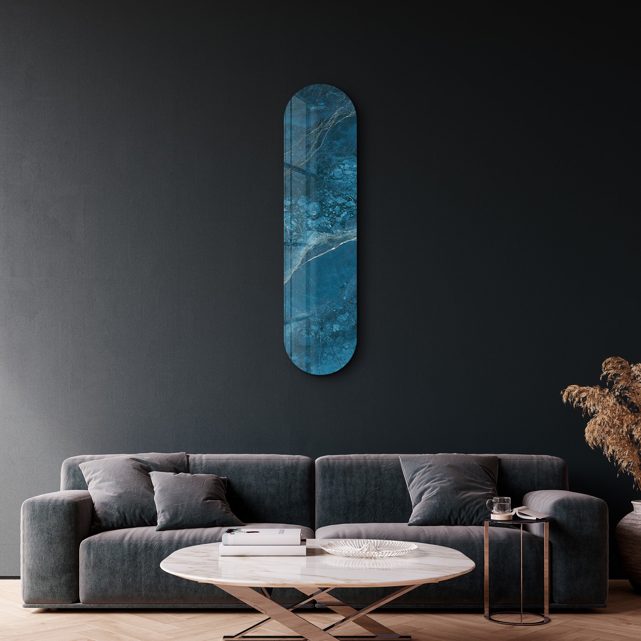 Azure Depths 2 | Glass Wall Art