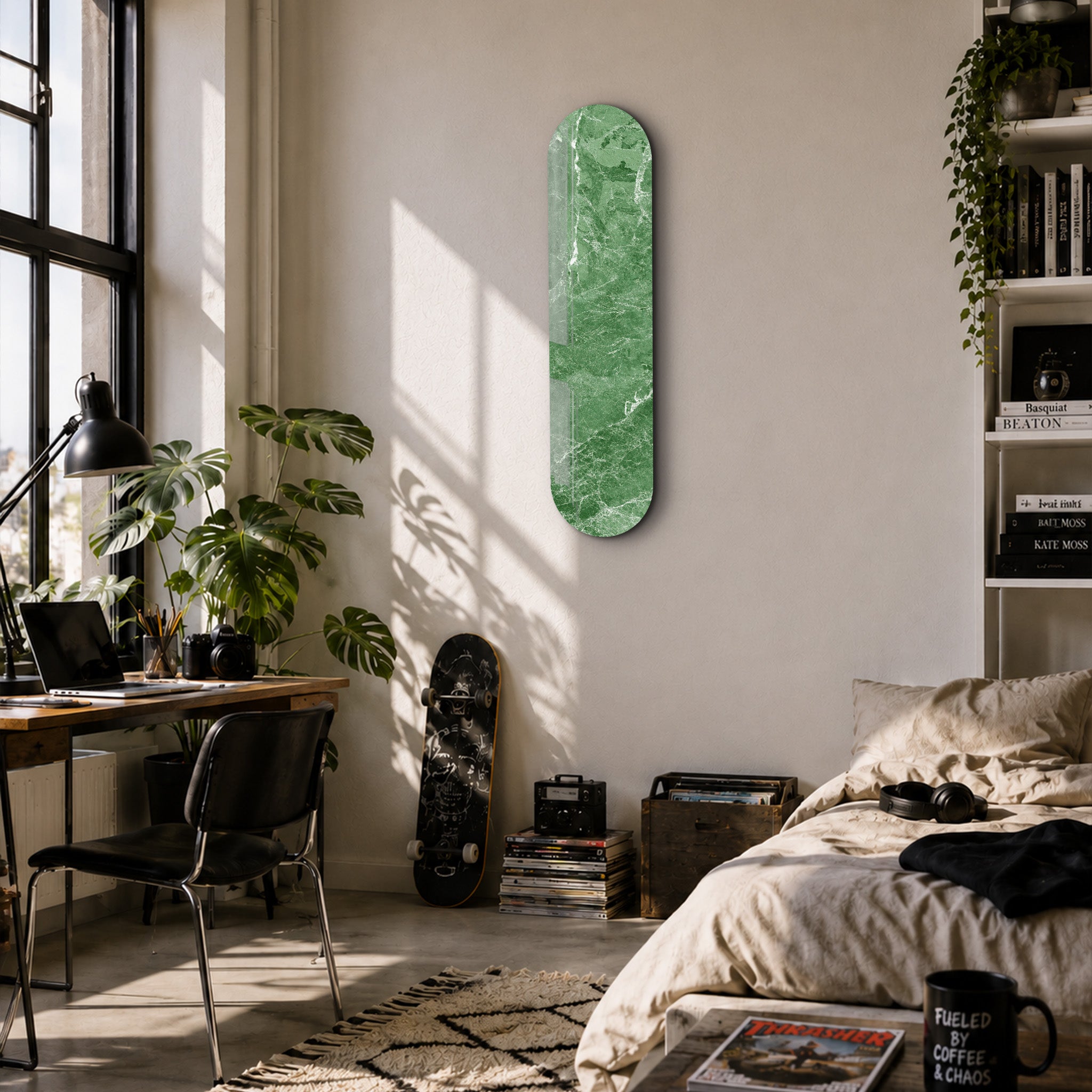Verde Marble 1 | Glass Wall Art