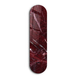 Crimson Marble 3 | Glass Wall Art