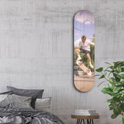 Custom Print Skateboard | Glass Wall Art