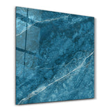 Ocean Veins 2 Square Art | Glass Wall Art