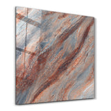 Ember Stone 2 Square Art | Glass Wall Art