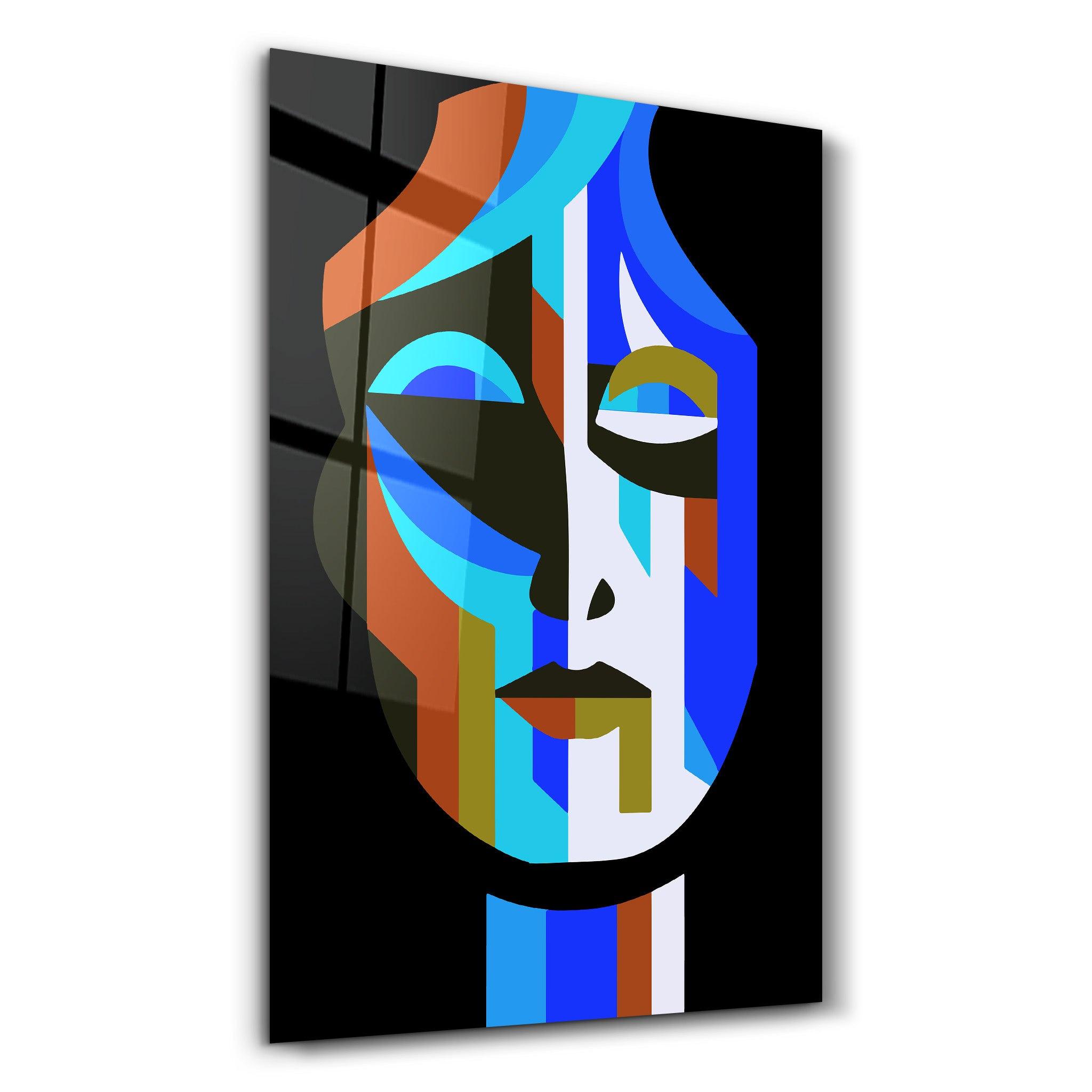 ・"The Face - Bauhaus"・Designer's Collection Glass Wall Art - ArtDesigna Glass Printing Wall Art