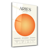 Aries - Aura Collection | Zodiac Glass Wall Art