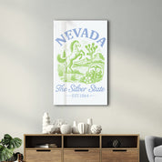 Nevada - The Silver State | Glass Wall Art