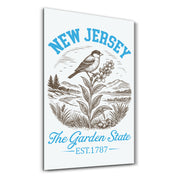 New Jersey - The Garden State | Glass Wall Art
