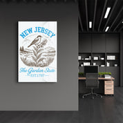 New Jersey - The Garden State | Glass Wall Art