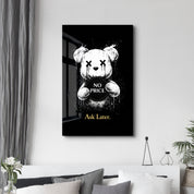 Ask Later x Sugar Teddy | Glass Wall Art