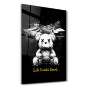 Life Looks Good x Sugar Teddy | Glass Wall Art