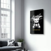 Life Looks Good x Sugar Teddy | Glass Wall Art