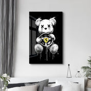 Driven by Desire x Sugar Teddy | Glass Wall Art