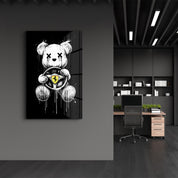 Driven by Desire x Sugar Teddy | Glass Wall Art