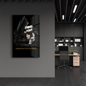 Someone has to live this lifestyle x Sugar Teddy | Glass Wall Art