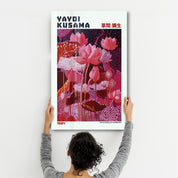 Yayoi Kusama – Crimson Garden (1984) | Glass Wall Art