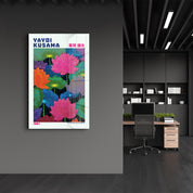 Yayoi Kusama – Lotus Dreams (1984) | Glass Wall Art