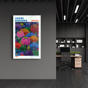 Yayoi Kusama – Infinite Lotus Garden (1984) | Glass Wall Art