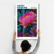 Yayoi Kusama – Velvet Lotus (1984) | Glass Wall Art