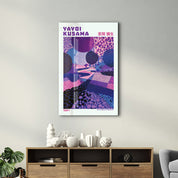 Yayoi Kusama – Violet Infinity Path (1984) | Glass Wall Art