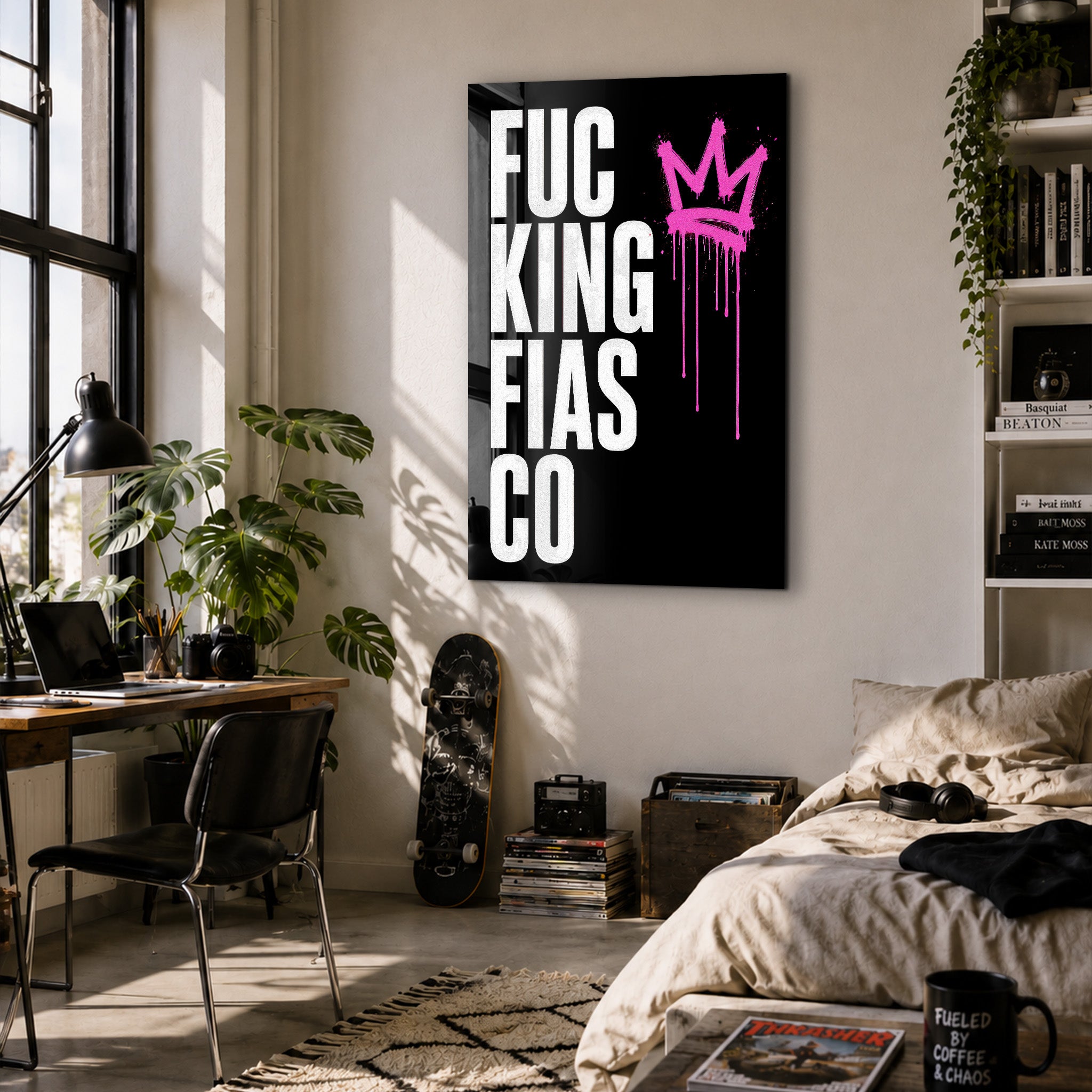 F***ing Fiasco | Glass Wall Art