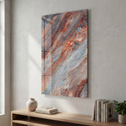 Emberstone Abstract | Glass Wall Art