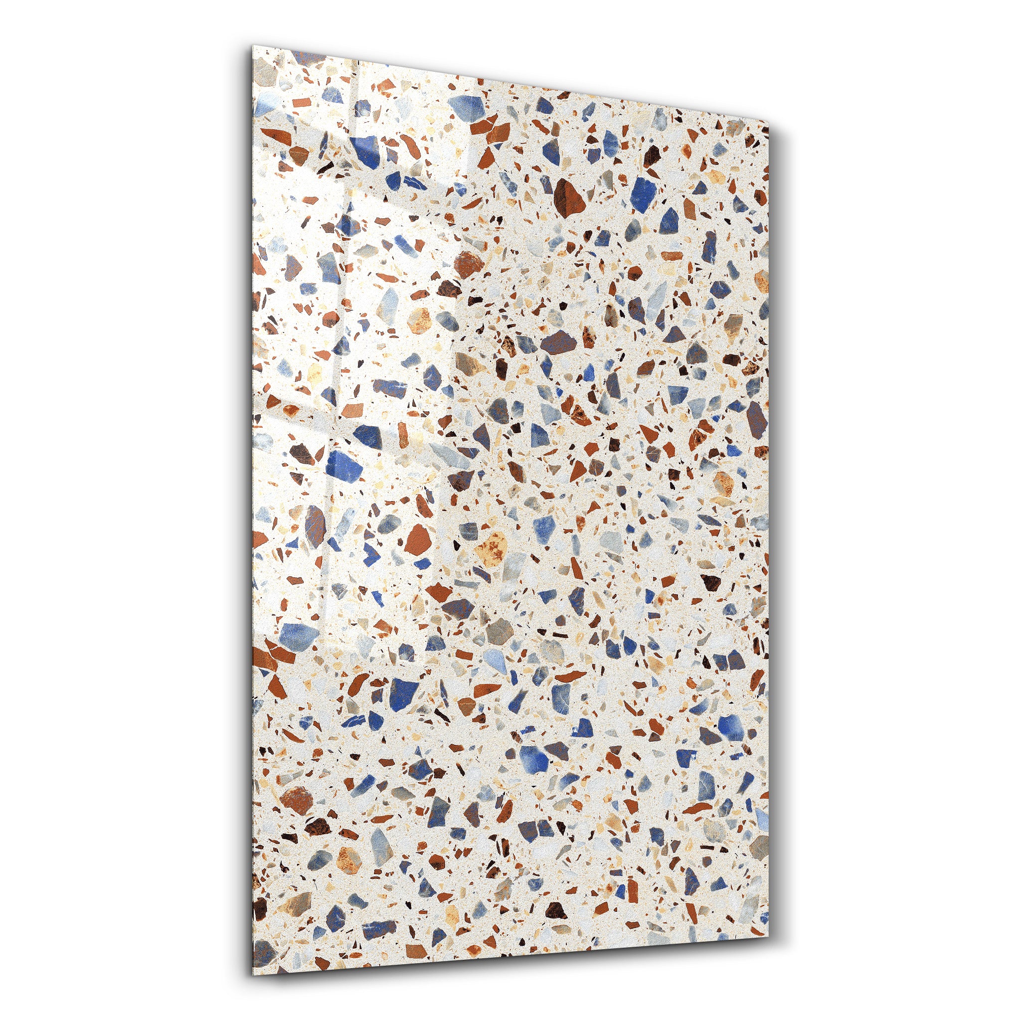 Mediterranean Terrazzo | Glass Wall Art