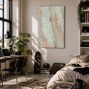 Copper Mist | Glass Wall Art
