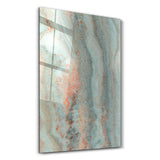 Verdigris Flow | Glass Wall Art