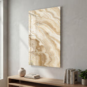 Sandstone Waves | Glass Wall Art