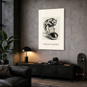 Precious Hours glass wall art by Artdesigna displayed in a corner setting