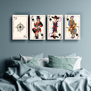 ."Spades - Poker Cards ". Designers Collection Glass Wall Art - ArtDesigna Glass Printing Wall Art