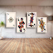 ."Spades - Poker Cards ". Designers Collection Glass Wall Art - ArtDesigna Glass Printing Wall Art