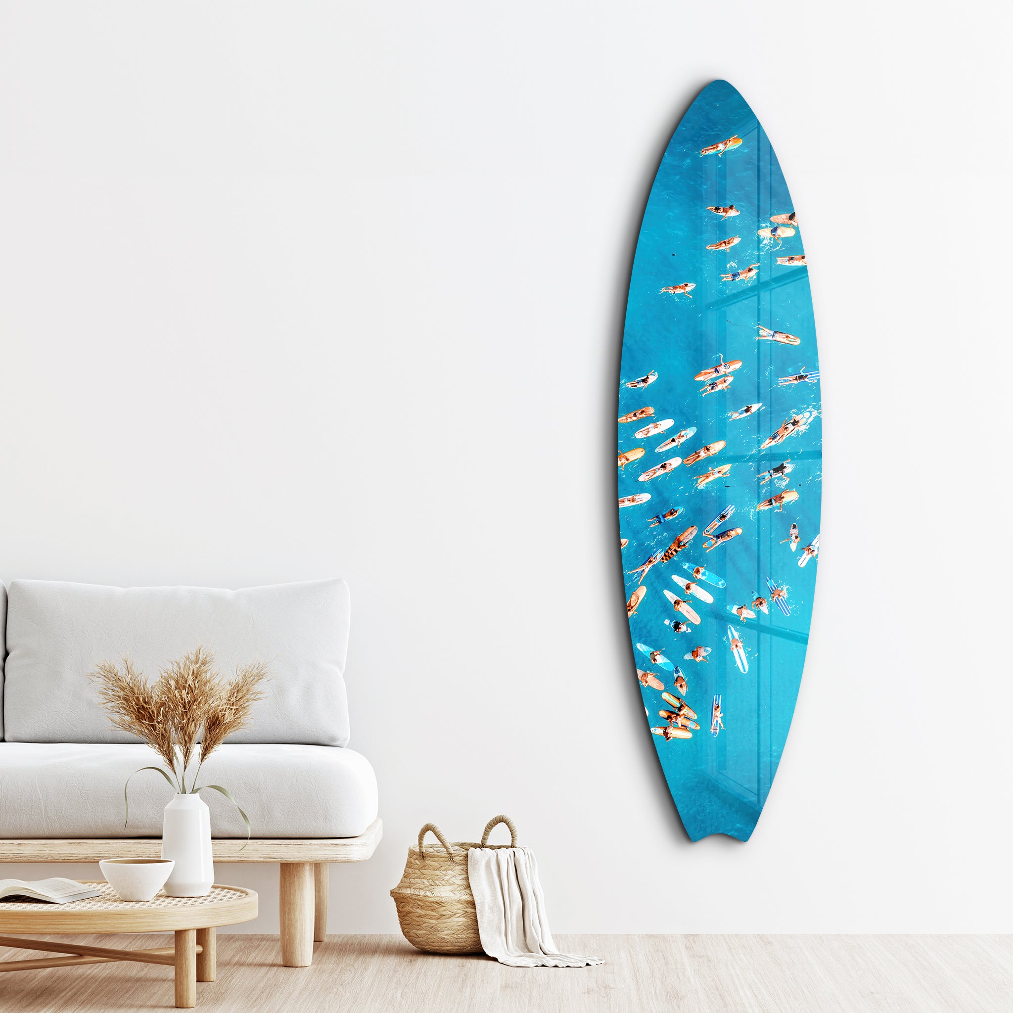 Surf's Up | Surfboard Glass Wall Art