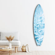 Aqua Dreams | Surfboard Glass Wall Art