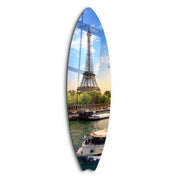 Parisian Surf | Surfboard Glass Wall Art