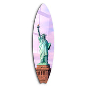 Liberty Waves | Surfboard Glass Wall Art