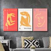 ・"H. Matisse Classics 1 - Trio"・Glass Wall Art - ArtDesigna Glass Printing Wall Art