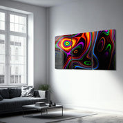 ・"Twisted Rainbow - Trio"・Glass Wall Art - ArtDesigna Glass Printing Wall Art