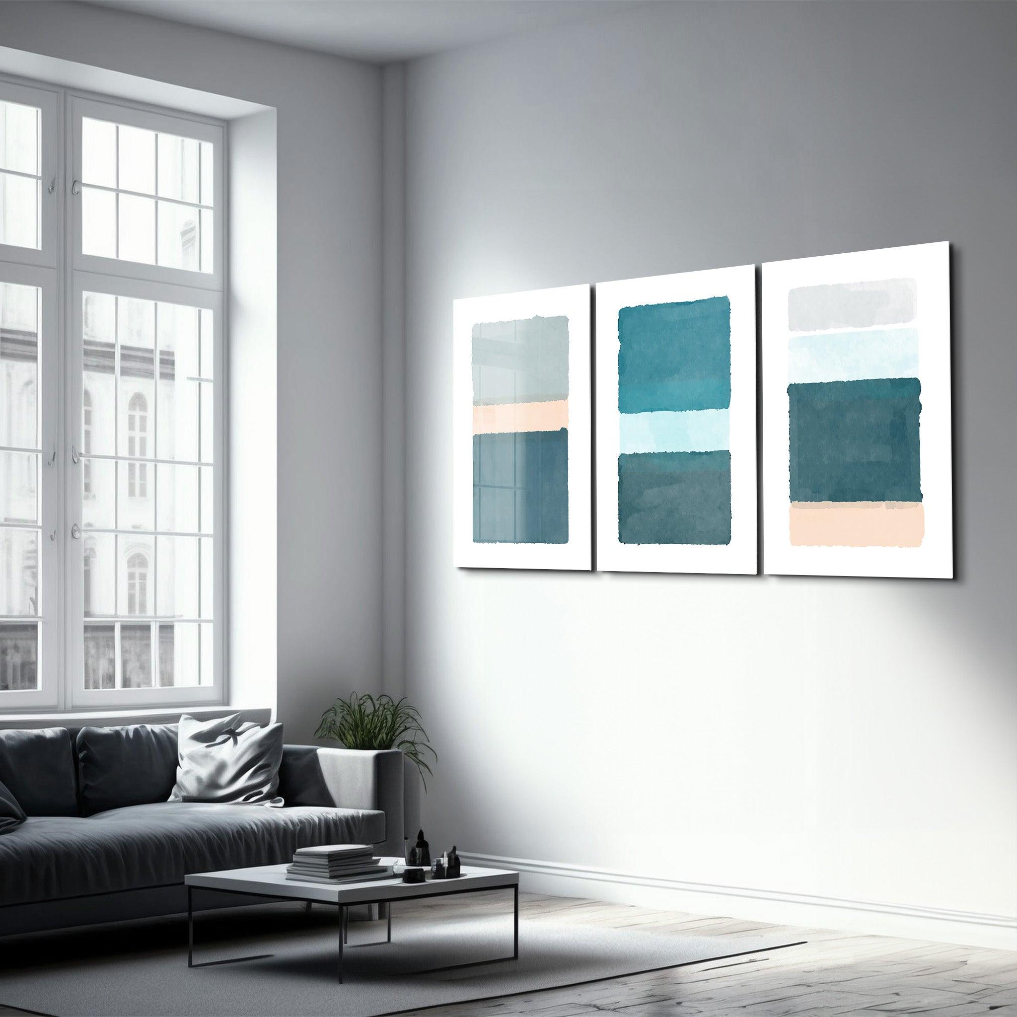 ・"Minimalist - Trio"・Glass Wall Art - ArtDesigna Glass Printing Wall Art