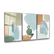 ・"Abstract Lines - Trio"・Glass Wall Art - ArtDesigna Glass Printing Wall Art