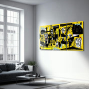 ・"Graffiti Wall - Trio"・Glass Wall Art - ArtDesigna Glass Printing Wall Art