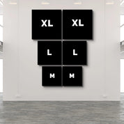 ・"ColorMix - Duo"・Glass Wall Art