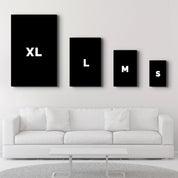 LIBRA | Black Zodiac Collection Glass Wall Art - Artdesigna