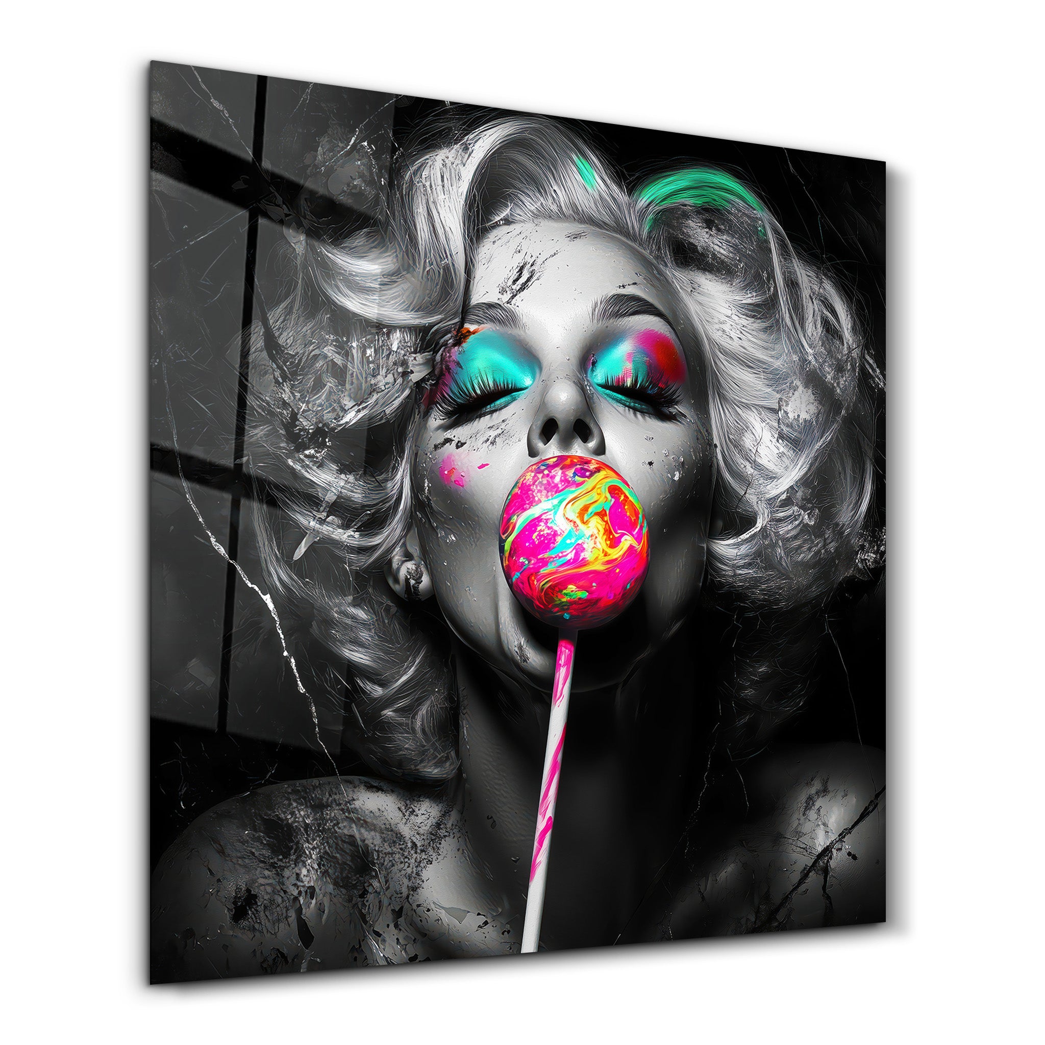 Lolly | Glass Wall Art