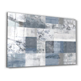 Abstract Black and White Patterns | Glass Wall Art