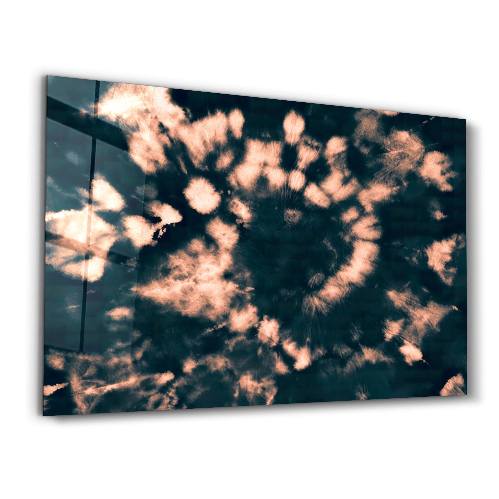 Celestial Tie-Dye | Glass Wall Art - Artdesigna