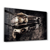 Face Of The Classic | Glass Wall Art - Artdesigna