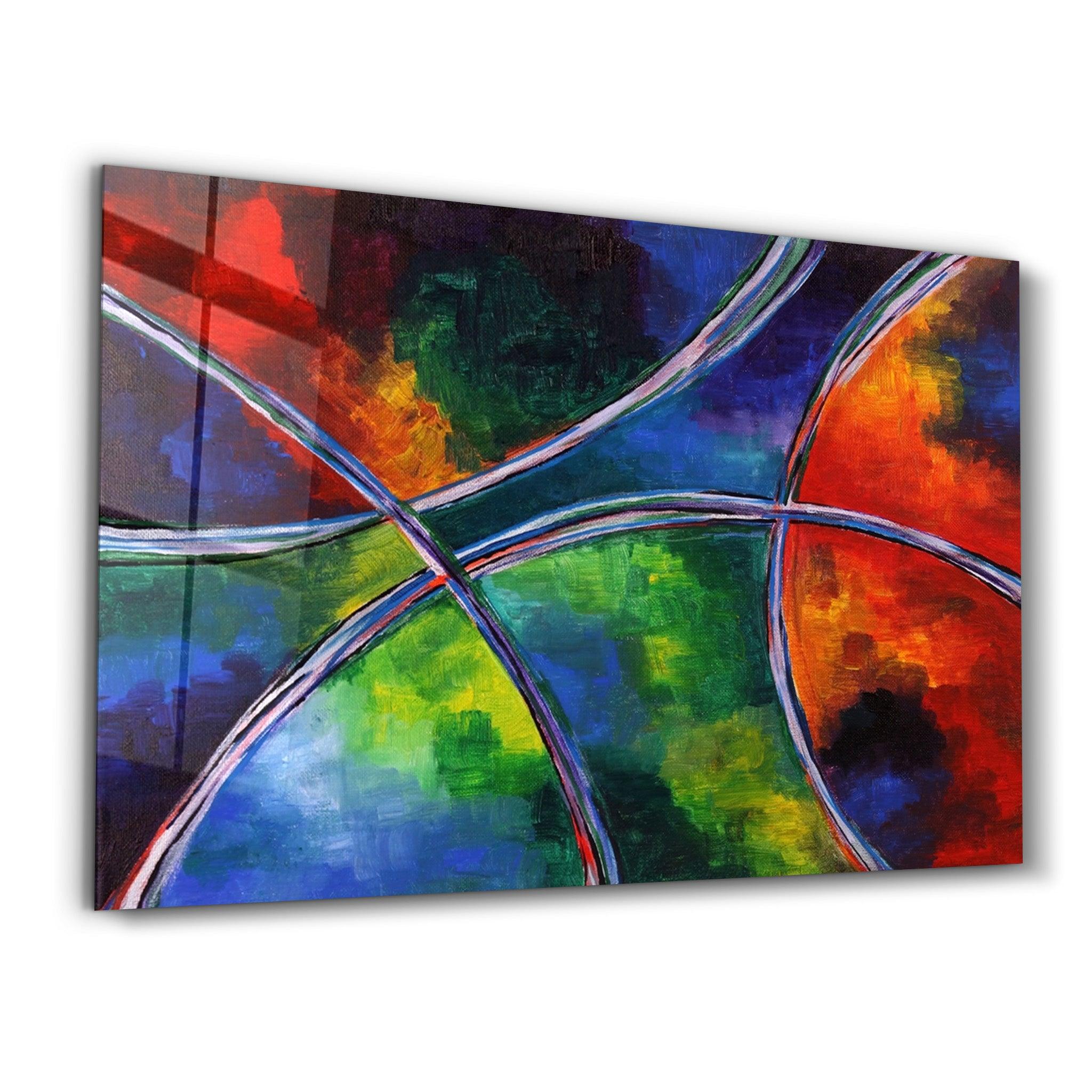 Excellence In Colors | Glass Wall Art - Artdesigna