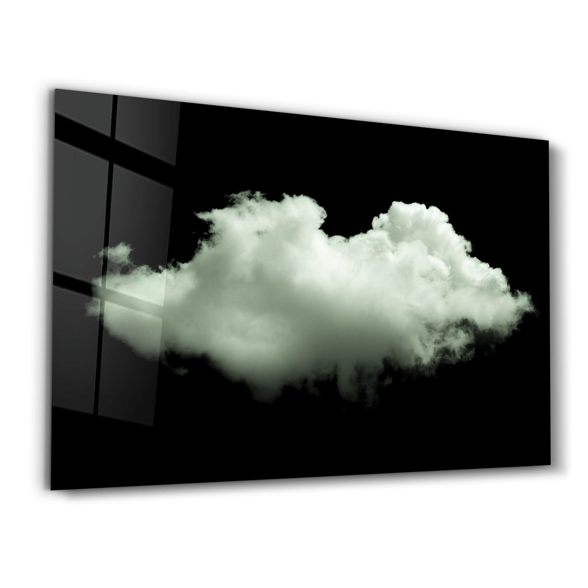 The Cloud | Glass Wall Art - Artdesigna