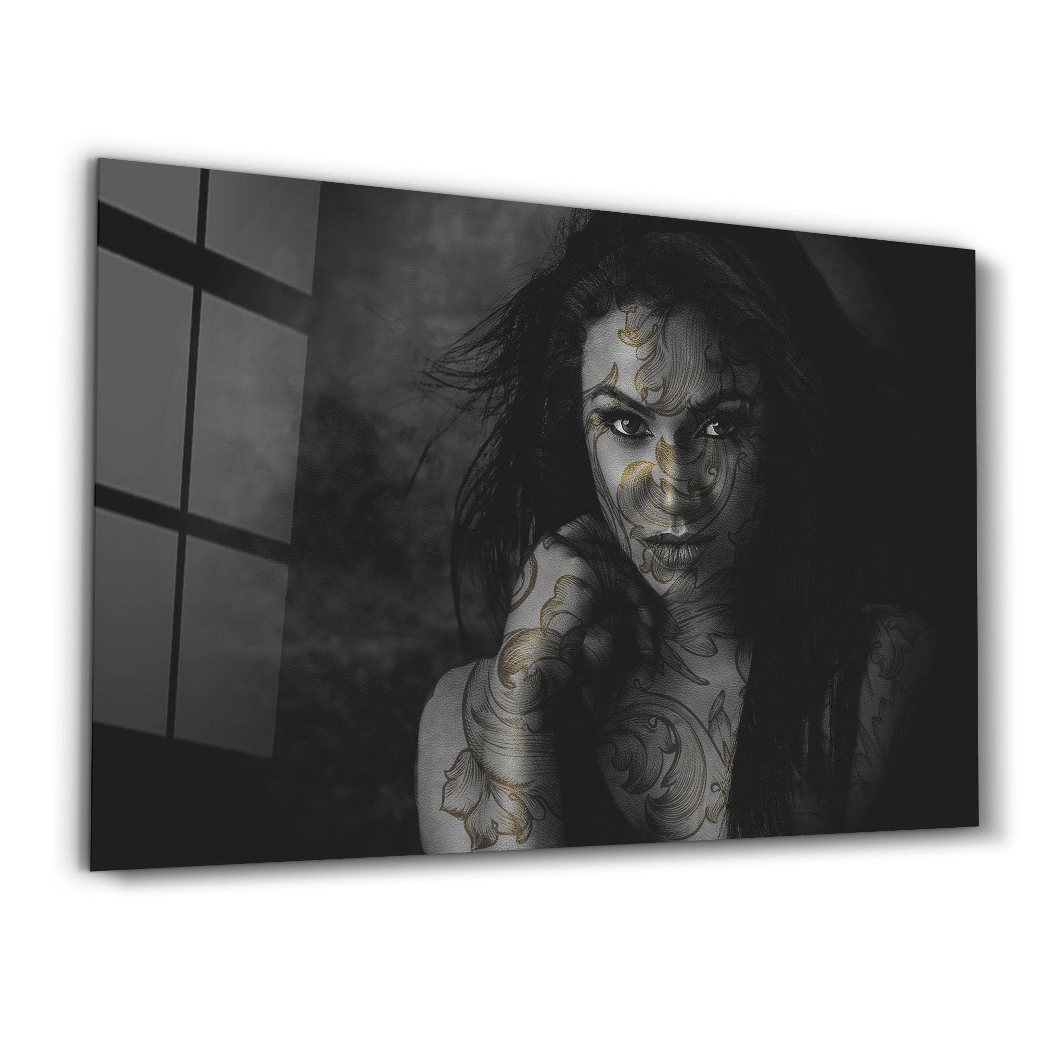 The Demon Inside You | Glass Wall Art - Artdesigna